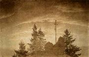 Caspar David Friedrich Cross in the Mountains oil painting